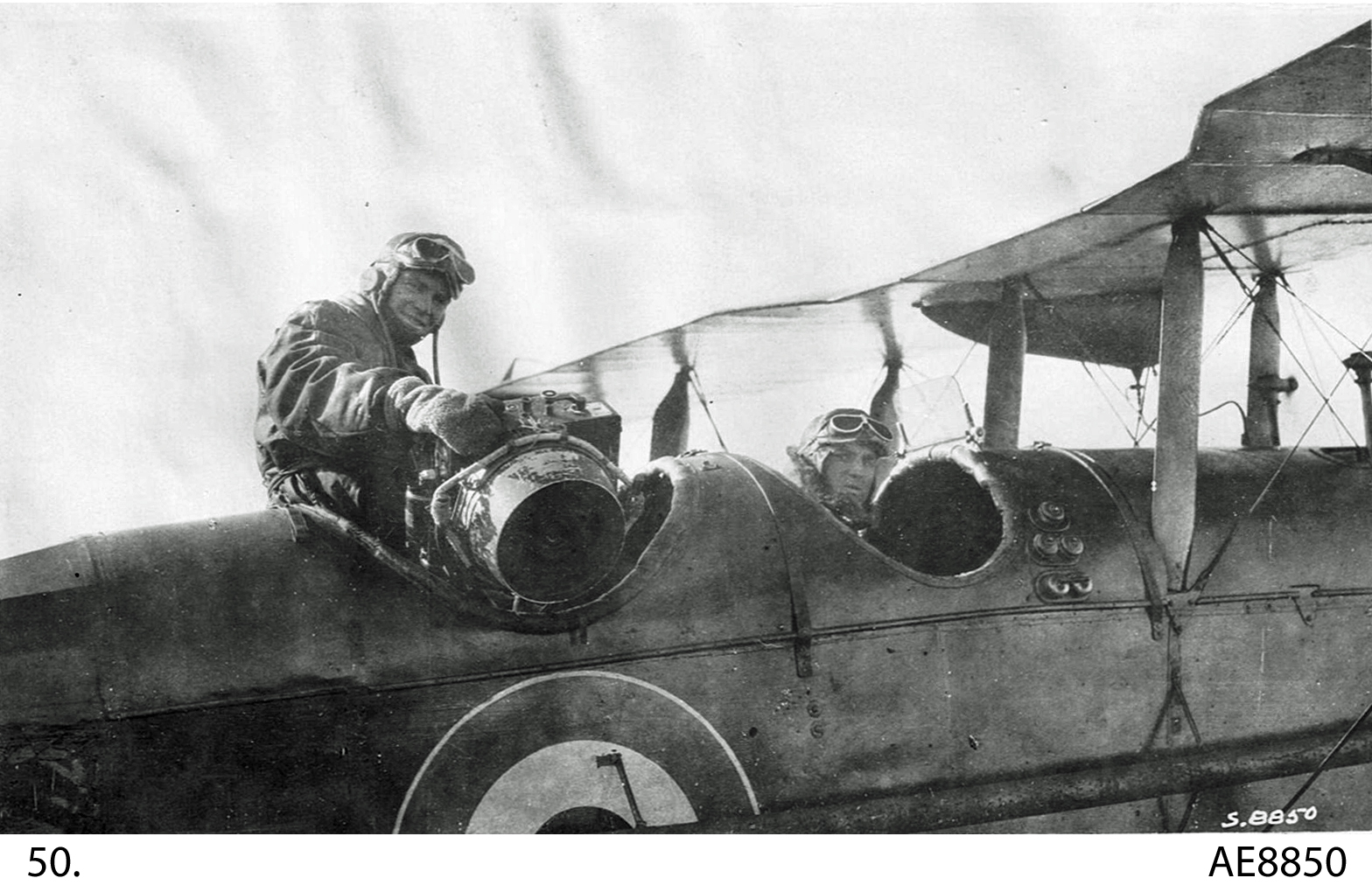 The Aerial Photographers at work in a DH4A